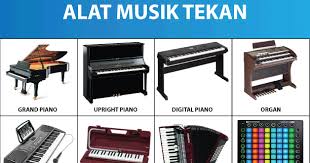 6 Contoh Alat Musik yang Ditekan